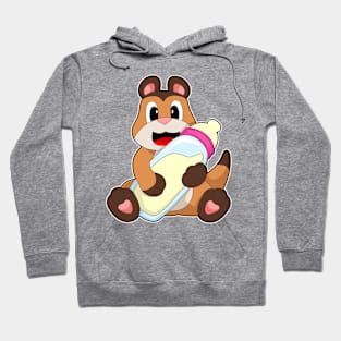 Meerkat Baby bottle Hoodie